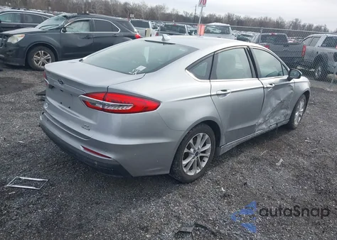 2020 Ford Fusion Hybrid Se из США, поврежденный, VIN 3FA6P0LU7LR267392